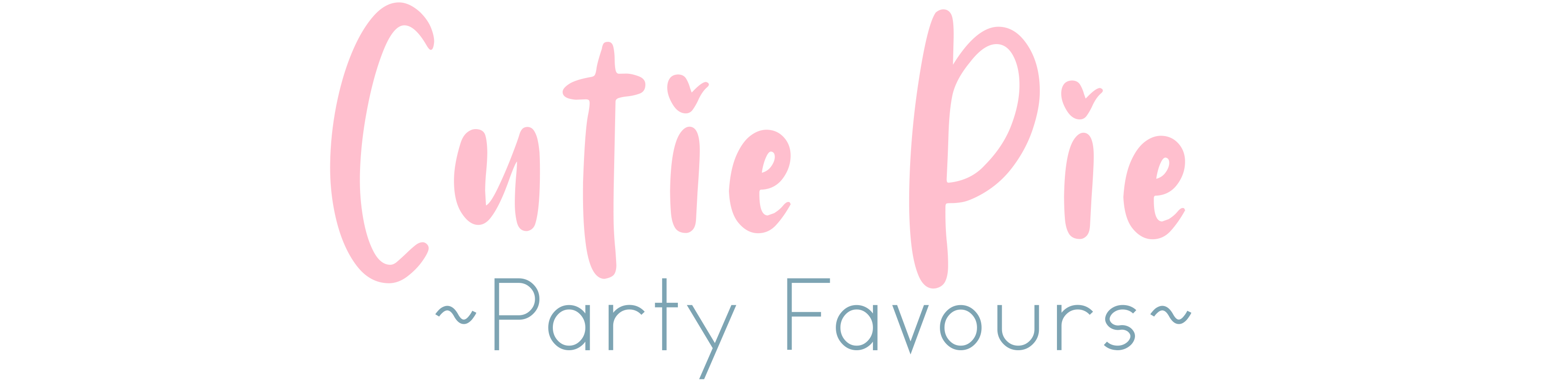 Cutie Pie Party Favours